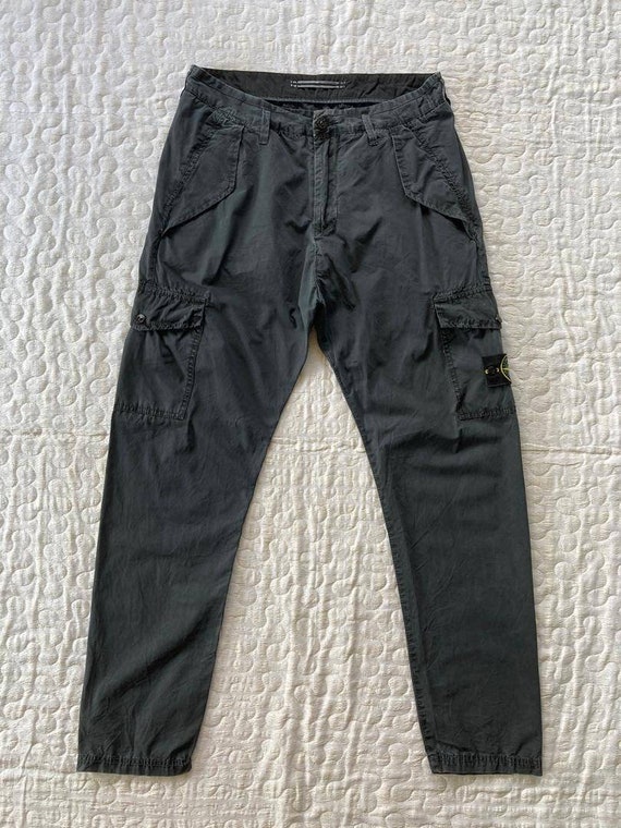 Authentic Stone Island M65 Mens Cargo Pants Black