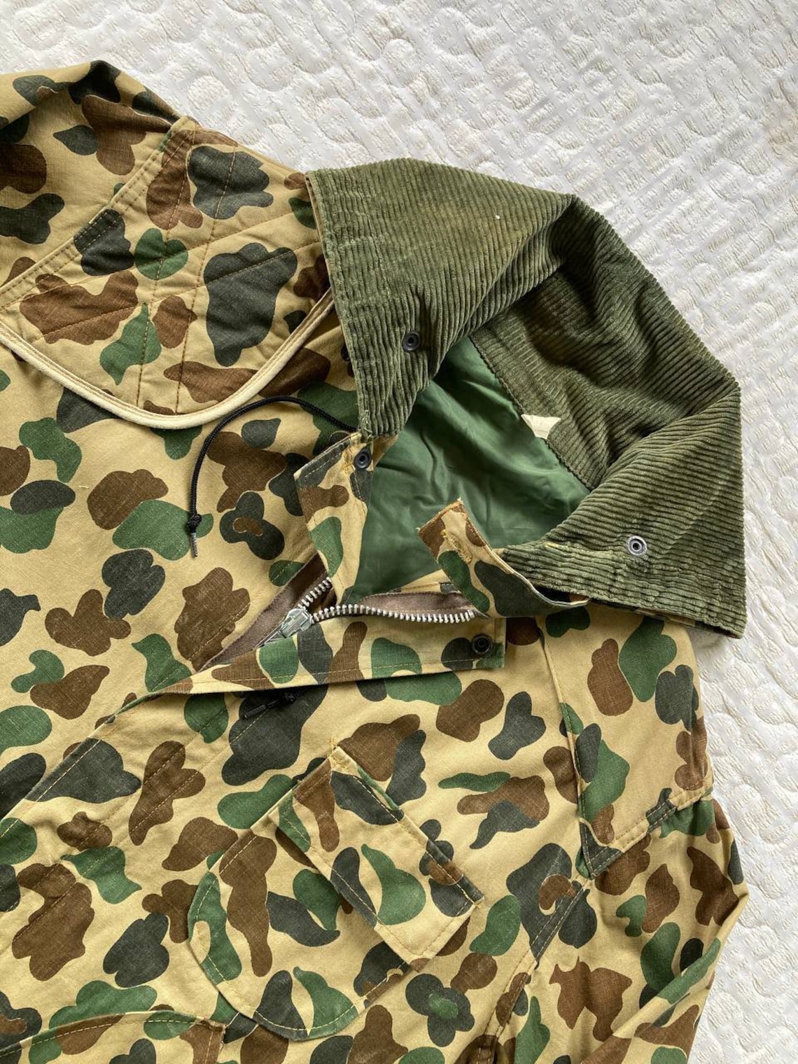 Vintage 1960s/1970s Duck Camo Hunting Jacket Etsy