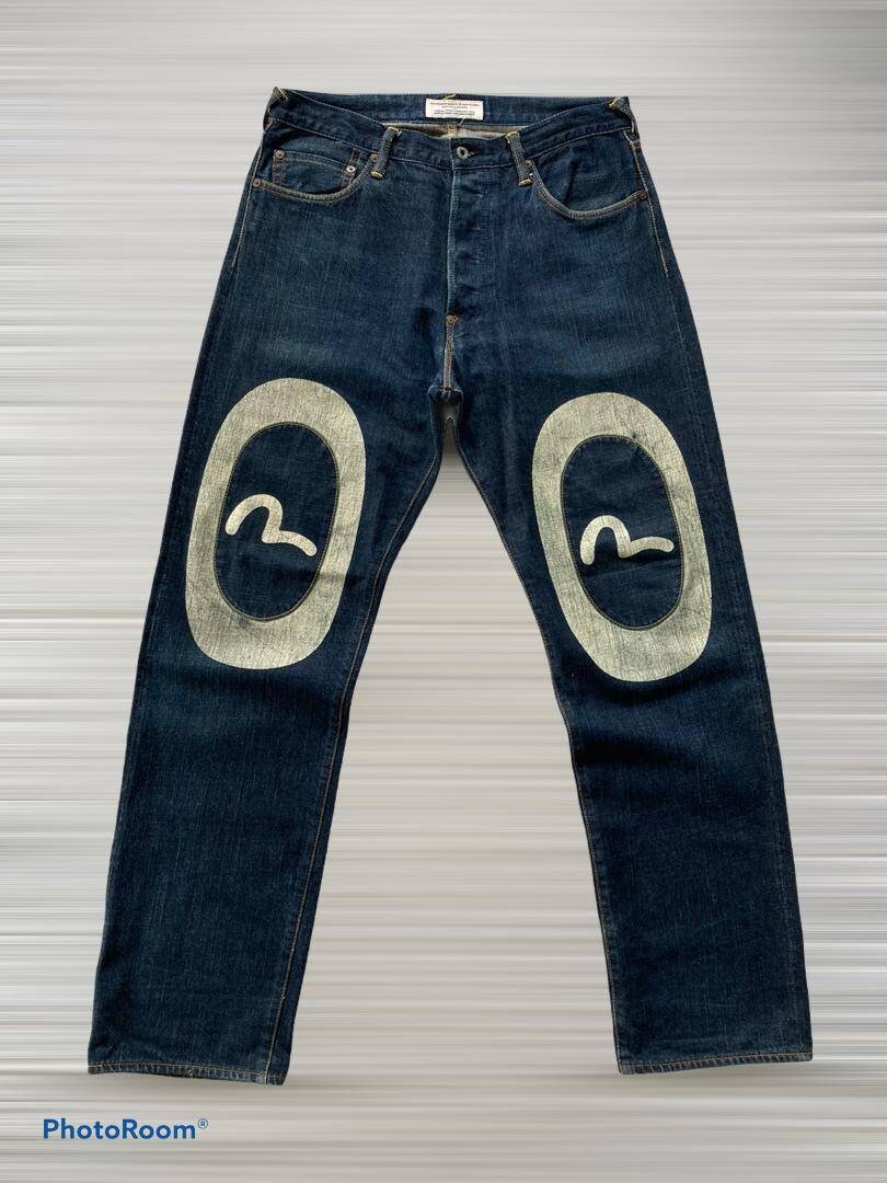 Authentic Evisu Men's Denim With Red 