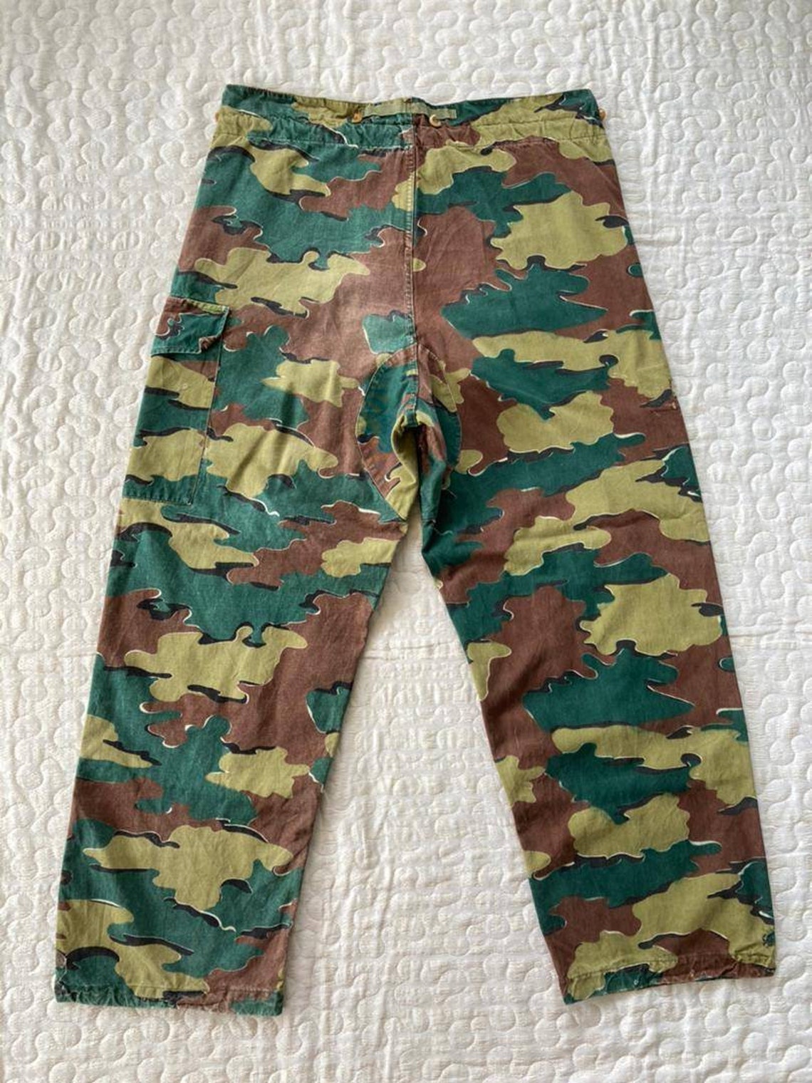 Belgium M56 Camo Jigsaw Pattern Trousers Pants 1958 Dated | Etsy