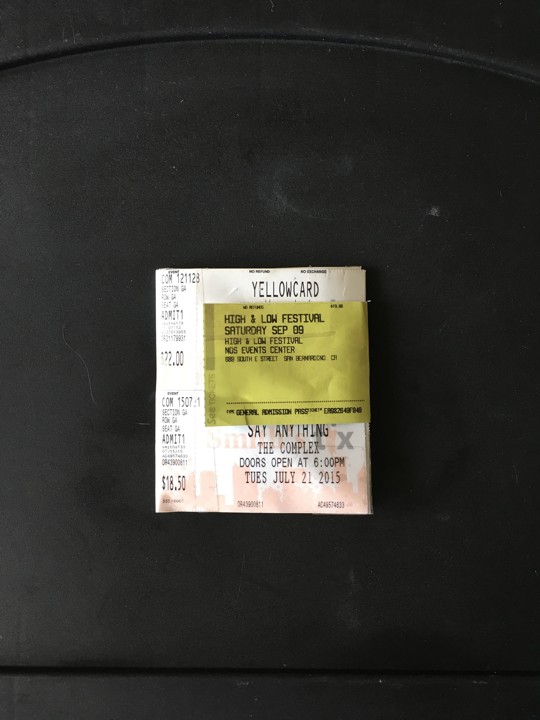 Ticket Stub Wallet Etsy