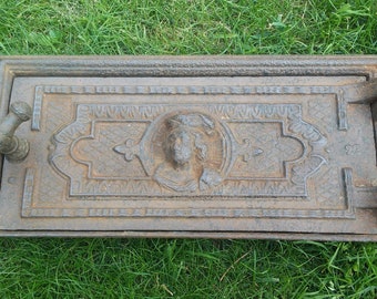 Iron Fireplace Door Etsy
