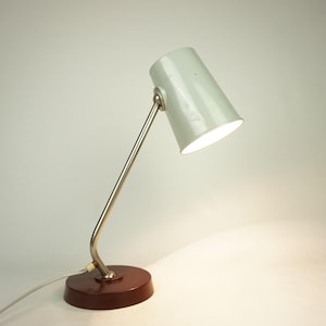 Modern Mid Century Office Desk Lamp,Mid century gray Table Lamp, modernist desk lamp, mcm lamp, vintage night light, desk lamp from the 60&#39;s