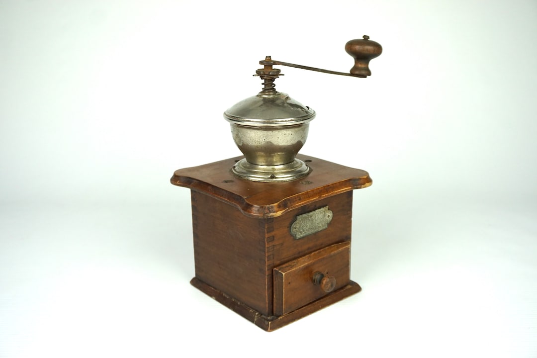 Coffee Grinder Vintage, German Coffee Grinder, Vintage Coffee Cast Iron Coffee Grinder, Retro