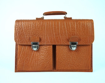 Sac porte-documents en cuir véritable pour homme/unisexe, porte-documents en cuir suédois vintage, sac portefeuille en cuir, sac classeur rétro, cartable,