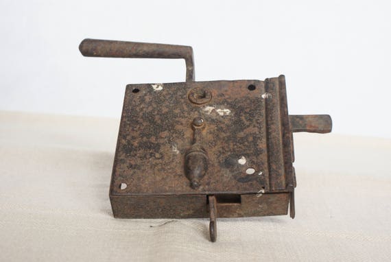 Antique Lock And Key Old Lock For Door Industrial Door Lock Etsy