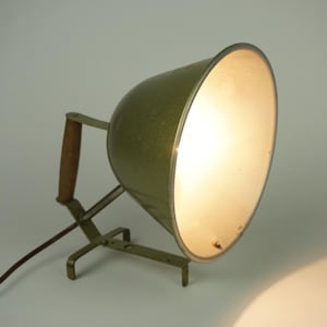 Old directional lamp, German industrial lamp, Retro desk lamp, Vintage Lamp Light, rare lamp, sconce from the 1950s , spotlight or accent,