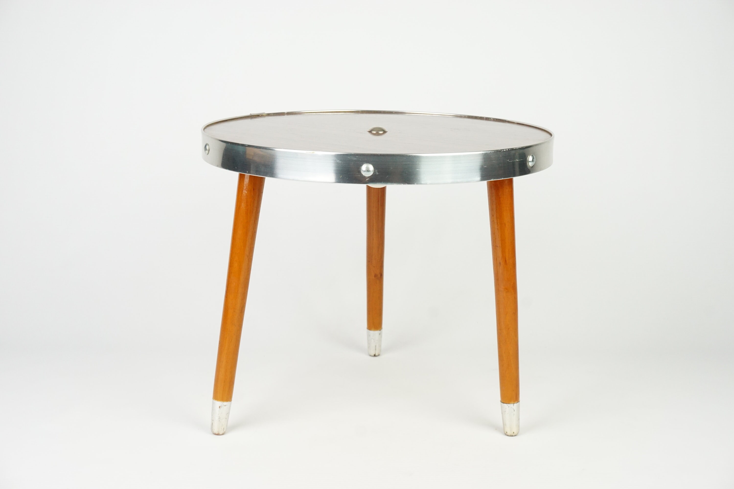 Vintage Mid Century Plant Stand, Space Age Rockabilly From 1970, Tripod ...