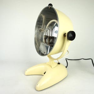 Old medical lamp, Vintage desk lamp, Directional lamp,Old Heat Lamp Light, Metal lamp table, spotlight or accent, German medical office lamp