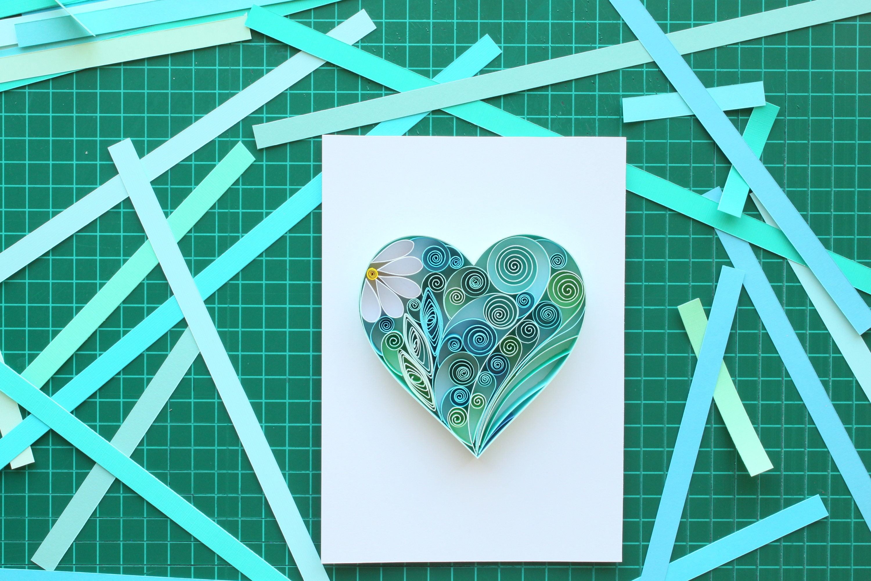 Tutorial Quilling Heartdigital Pattern Tutorialinstant Etsy