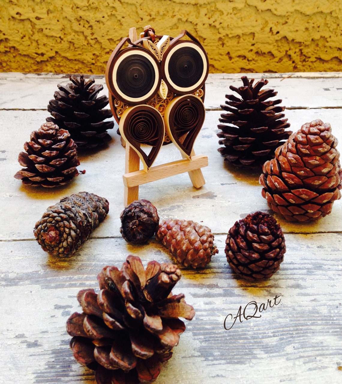 Large Owl OrnamentQuilling OrnamentHandmade Owl OrnamentOwl Etsy