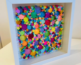 Paper Wall Art-Unique Gift-1st Anniversary Gift- Birthday Gift-Wedding Gift-Paper anniversary-Quilling Art-3D paper art-Home decor-Framed