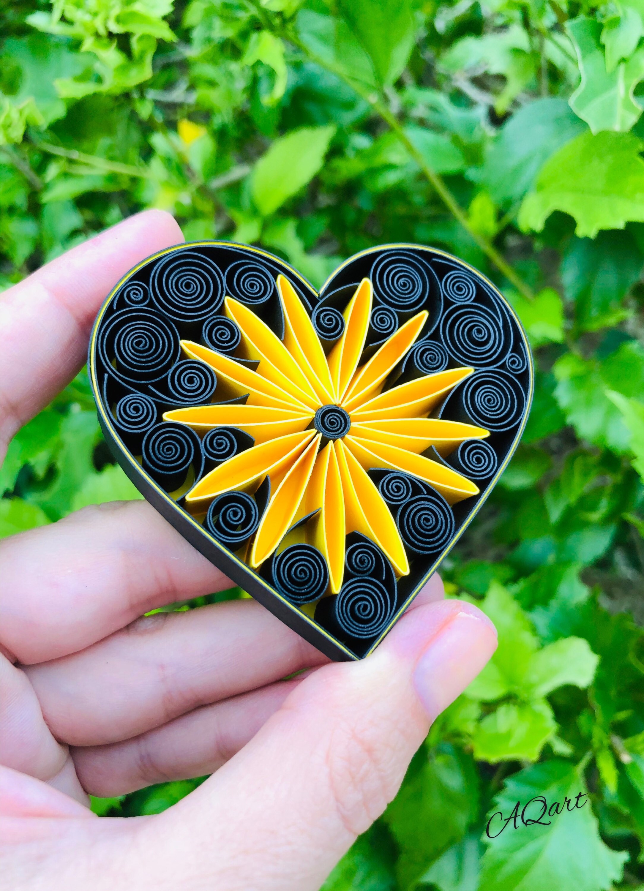 Quilling Magnet Mini Heart Magnet Quilled Heart Magnet/Love | Etsy