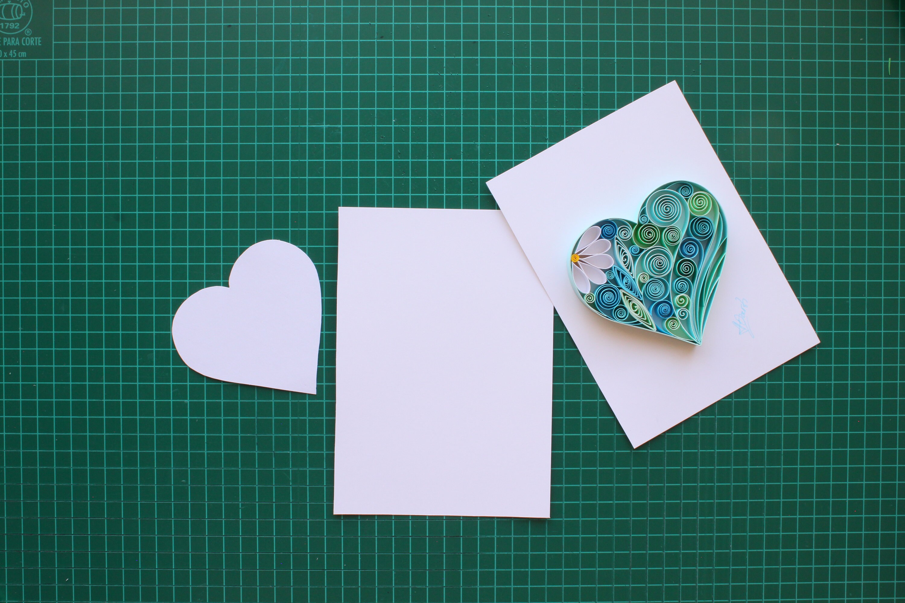 Tutorial Quilling Heartdigital Pattern Tutorialinstant Etsy