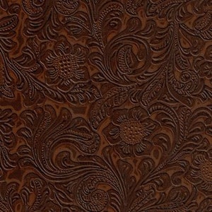 Tooled Vinyl Durango (Rawhide) Upholstery Vinyl