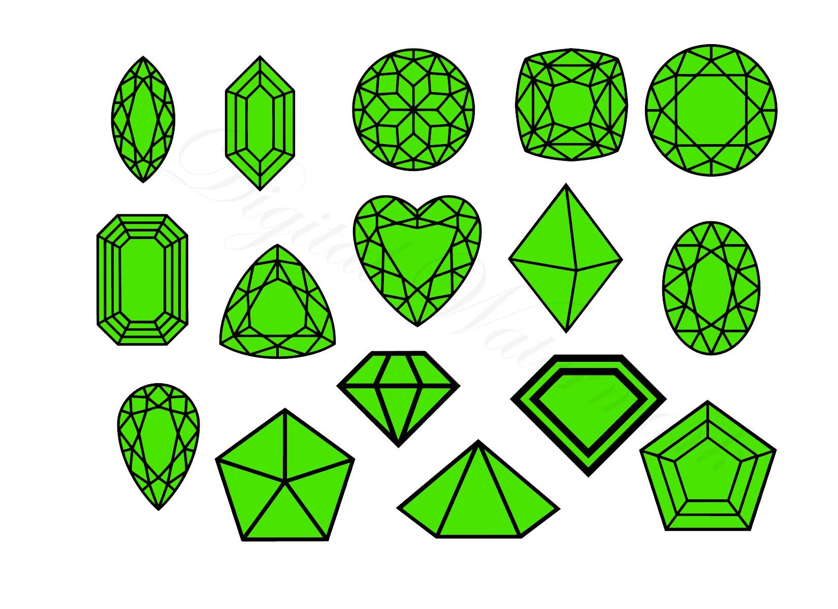 Download 16 Diamond Bundle SVG & Studio 3 Cut File Bundles Designs | Etsy