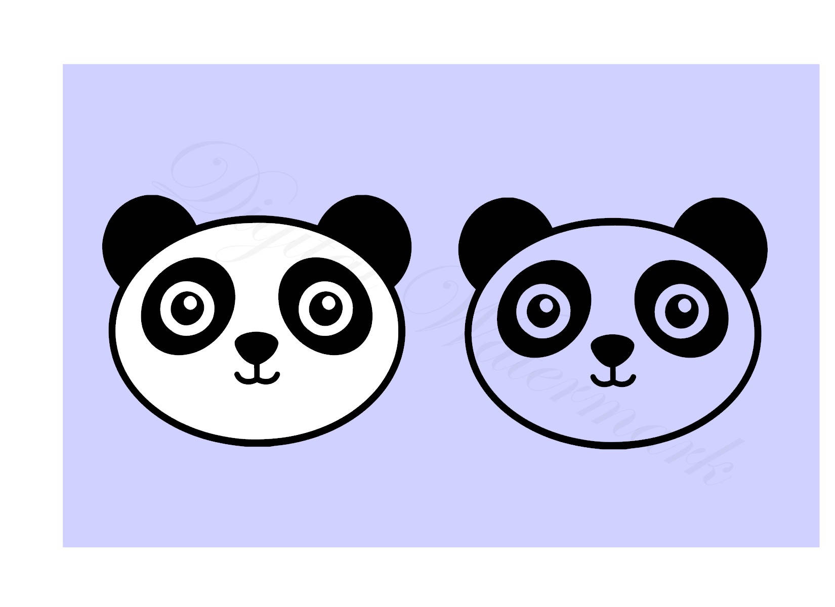 Download Baby Panda Face SVG & Studio 3 Cut File Panda Decals ...
