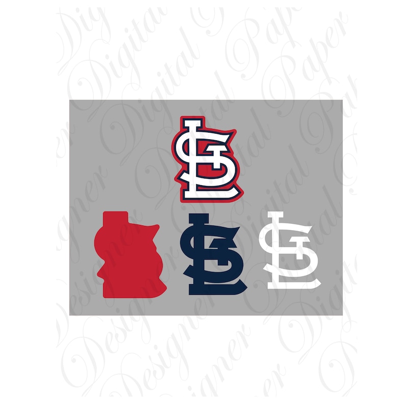St Louis Cardinals Logo Stencil