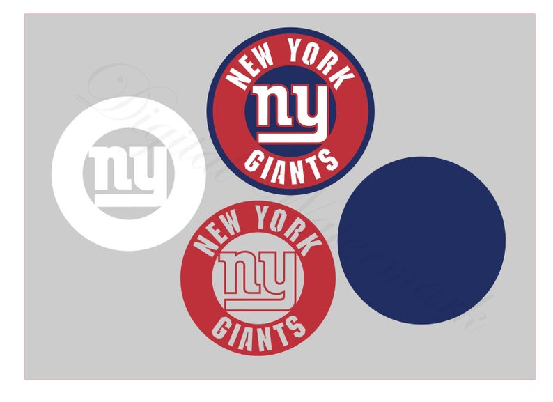 Download Logo Stencil For Silhouette Cricut File Decals Svgs Decal Sport Team Giants Football Logo New York Svg And Studio 3 Cut File Cutouts Files Templates Materials Shantived Com