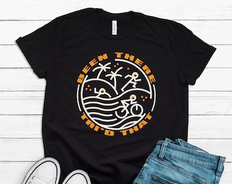 Triathlon Shirt: Swim Bike Run Athlete Tee