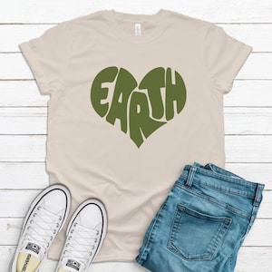 Earth Day Shirt / Raise Awareness Climate Change Heart Shape / Environmentalist & Conservation / Protect Planet