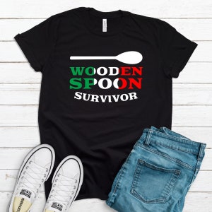 Italian Shirt / Tank Top / Hoodie / Wooden Spoon Survivor Saying / Country, Flag Design / Funny Italian Childhood Gift / Italian Heritage
