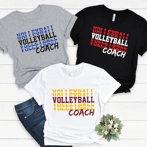 Volleyball Coach Gift / Custom Colors Shirt / Volleyball Appreciation Hoodie / Personalize Team Colors