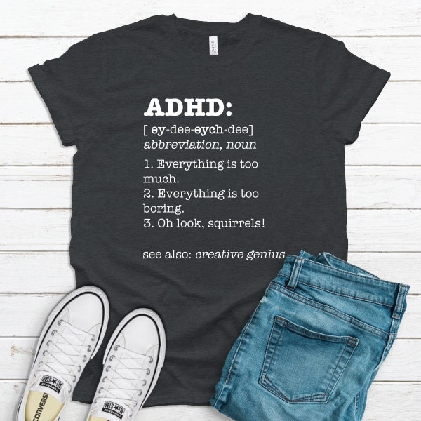 Adhd Shirt - Etsy