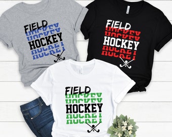 Field Hockey Player Shirt: Team Coach Gift, Custom Colors