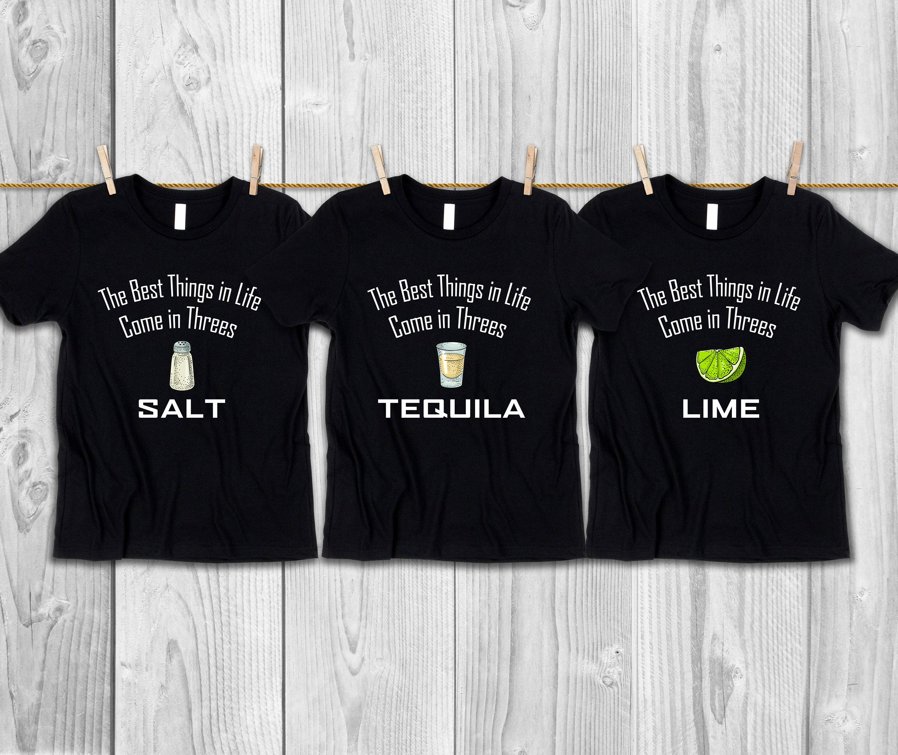 Best Friend Gift Best Friend Shirts for 3 Bff Shirts for 3 