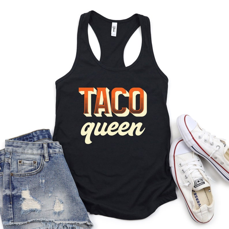 Taco Tuesday Shirt / Tank Top / Hoodie / Funny Taco Queen image 1