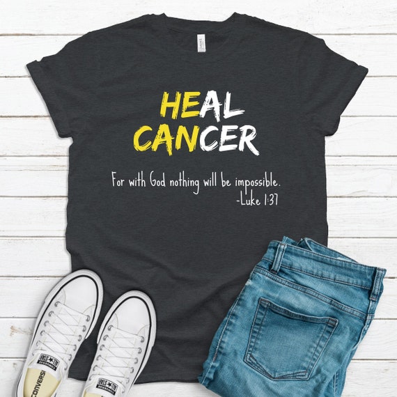 Heal Cancer Christian Bible Verse Shirt Heal Cancer Christian Bible Verse Shirt