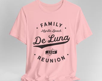 Custom Family Reunion Shirts: Personalized Matching Group Tee