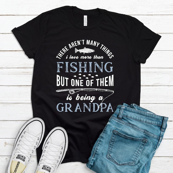 Fishing Buddy Grandpa, Fishing Graphic T-Shirt, Best Grandpa