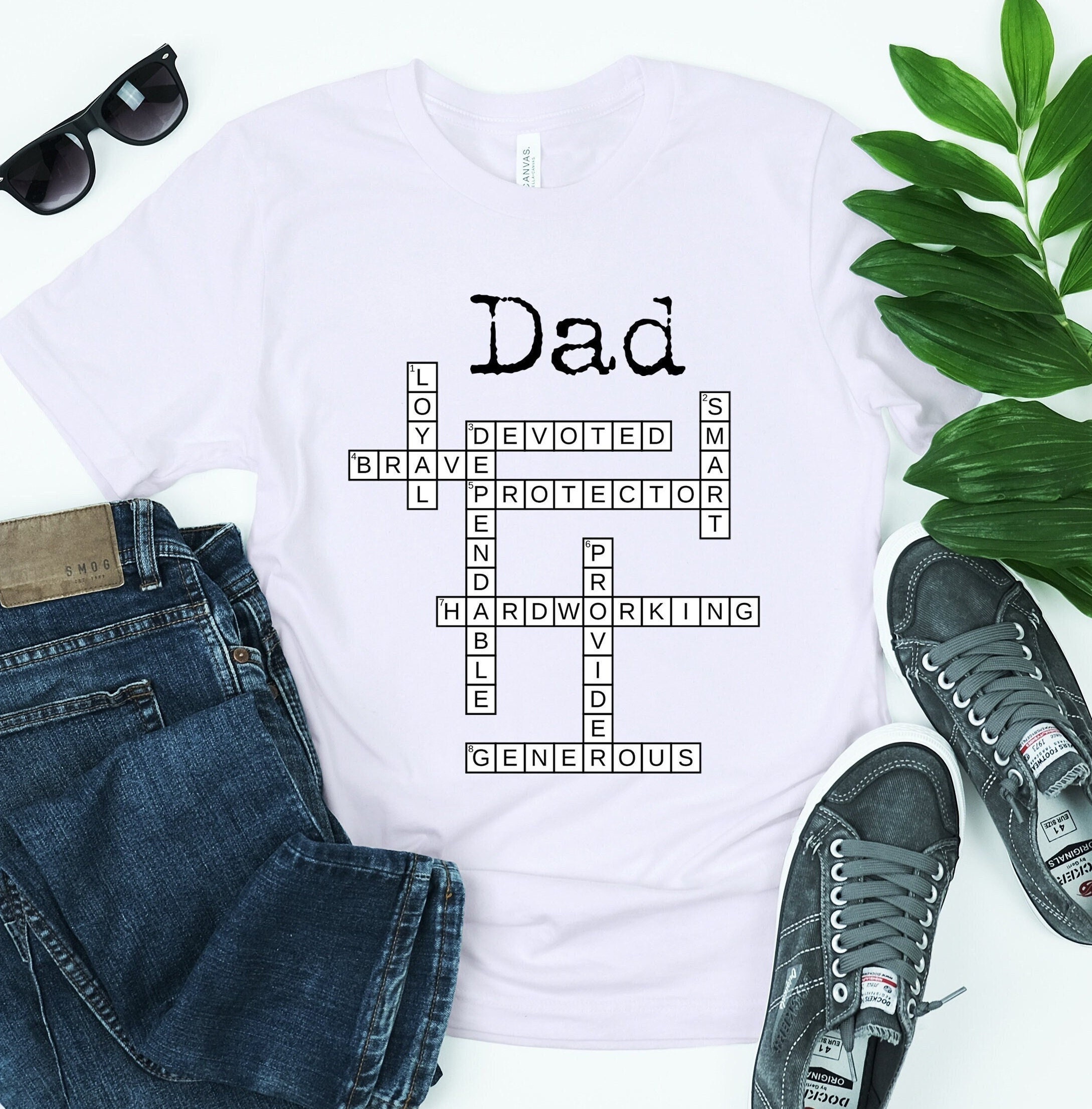 Crossword Puzzle Shirt / Dad Game Lover Hoodie / Positive Words Describe  Fathers / Dad Life / Best Daddy - Etsy