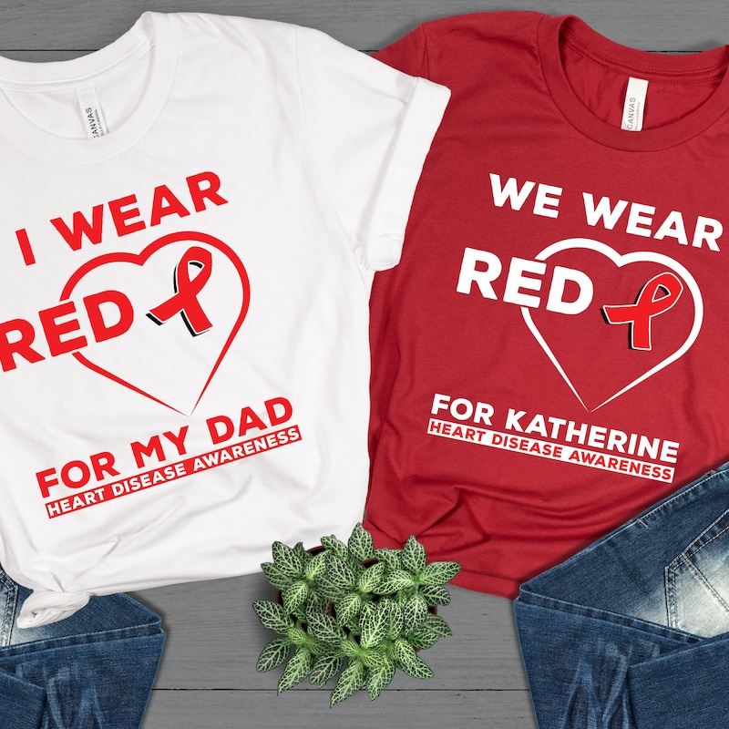 Heart Walk Ribbons Heart Walk Custom Shirts - Etsy