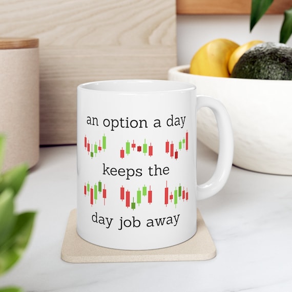 Stock Market Mug: Day Trader Gift, Investing Coffee Cup (11oz or 15oz)