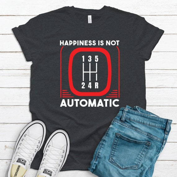 Funny Stick Shift T-Shirt: Manual Transmission Car Guy Design