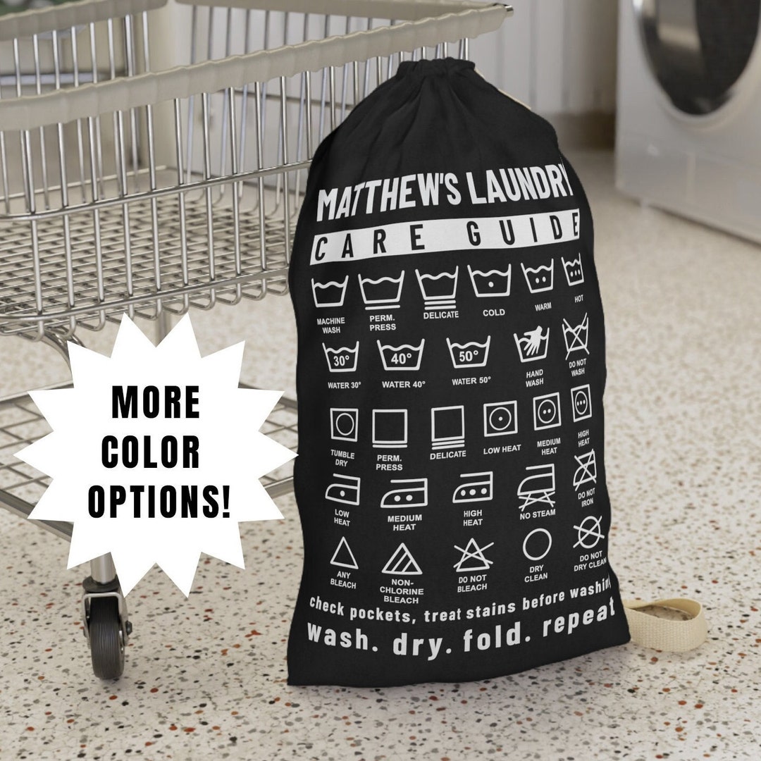 Laundry Bag CUSTOM Name / College Merch / Dorm Room Gift / Etsy