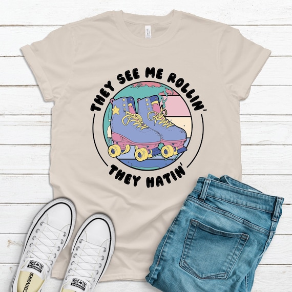 Retro Roller Skating Shirt: Funny Skater Gift