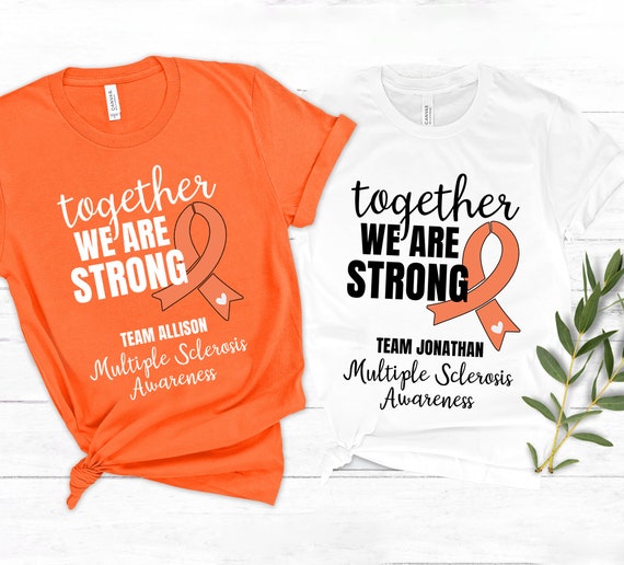 Multiple Sclerosis Awareness Orange Ribbon T Shirt Multiple Sclerosis Awareness Orange Ribbon T Shirt