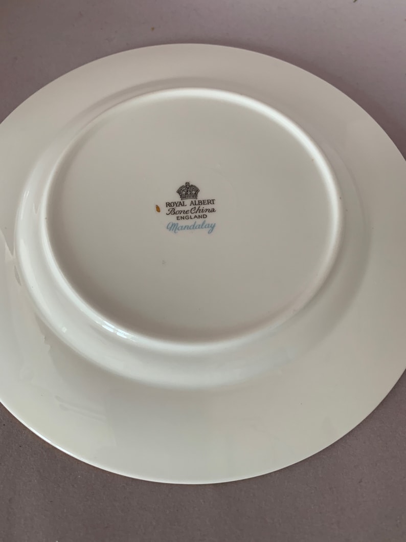 Mandalay china pattern Vintage Royal Albert bone china plate collectible china plate 6 1930/'s china