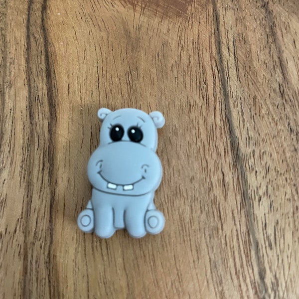 Hippo Silicone Focal Bead