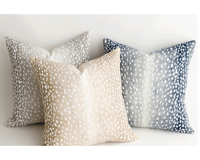Fawn Collection Throw Pillow Covers 20x20 20 X 20 Pillow Etsy