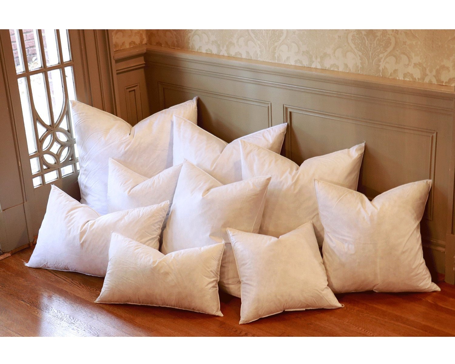 Quality Down Pillow Inserts 16x16 18x18 20x20 22x22 24x24 Etsy
