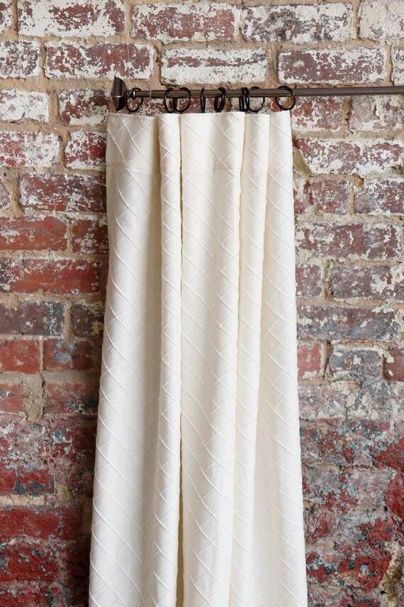 108 Inch French Pintuck Drapery Panels 4 More Lengths 120 Etsy