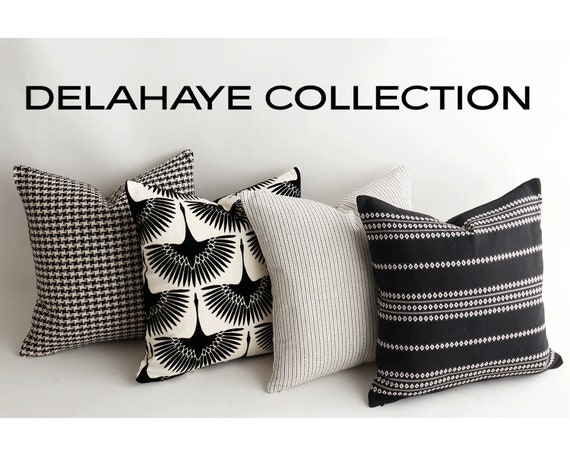 Delahaye Collection 26x26 Pillow Covers Throw Pillow Etsy