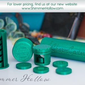 CharmCaster Set - Hands-Free Magnetic Nail Art Tools & Glass Bead Spinner - PRE-ORDER