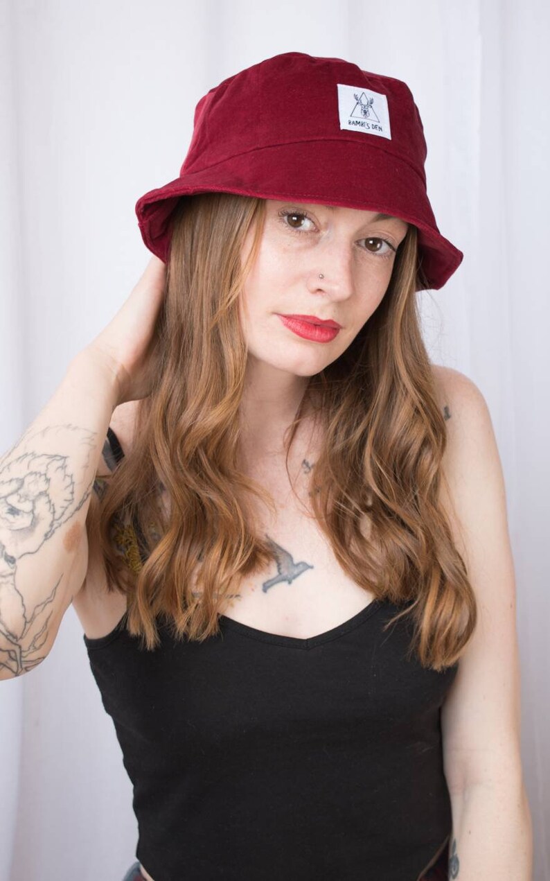 Handmade Red Velvet Bucket Hat Red Velvet Bucket Hat Velvet Etsy