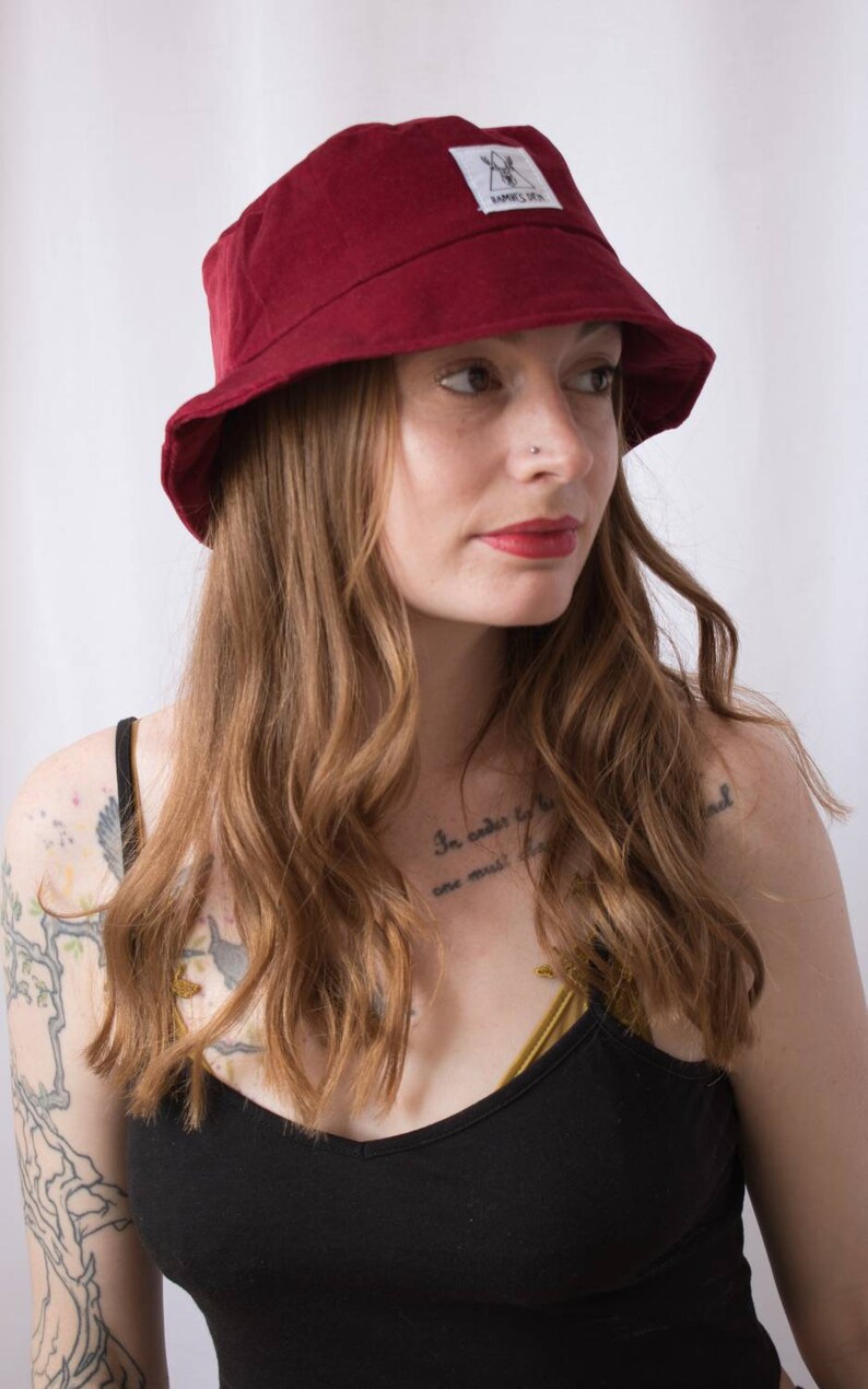 Handmade Red Velvet Bucket Hat Red Velvet Bucket Hat Velvet Etsy